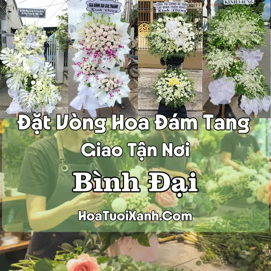 Hoa Đám Tang Bình Đại (Xã Bình Đại, Vĩnh Long mới)
