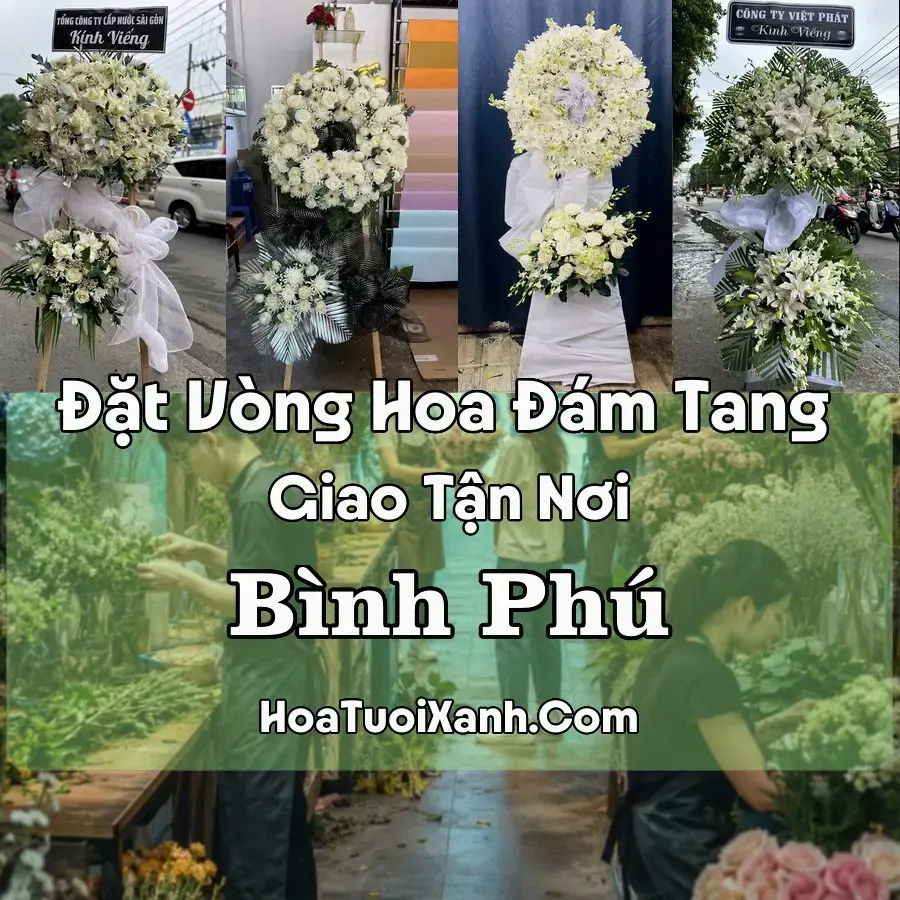 Hoa đám tang Bình Phú