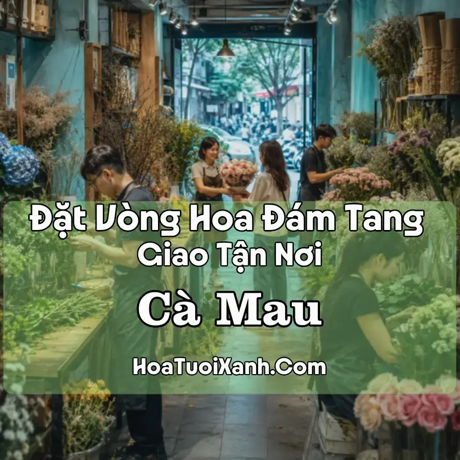 Hoa đám tang Cà Mau