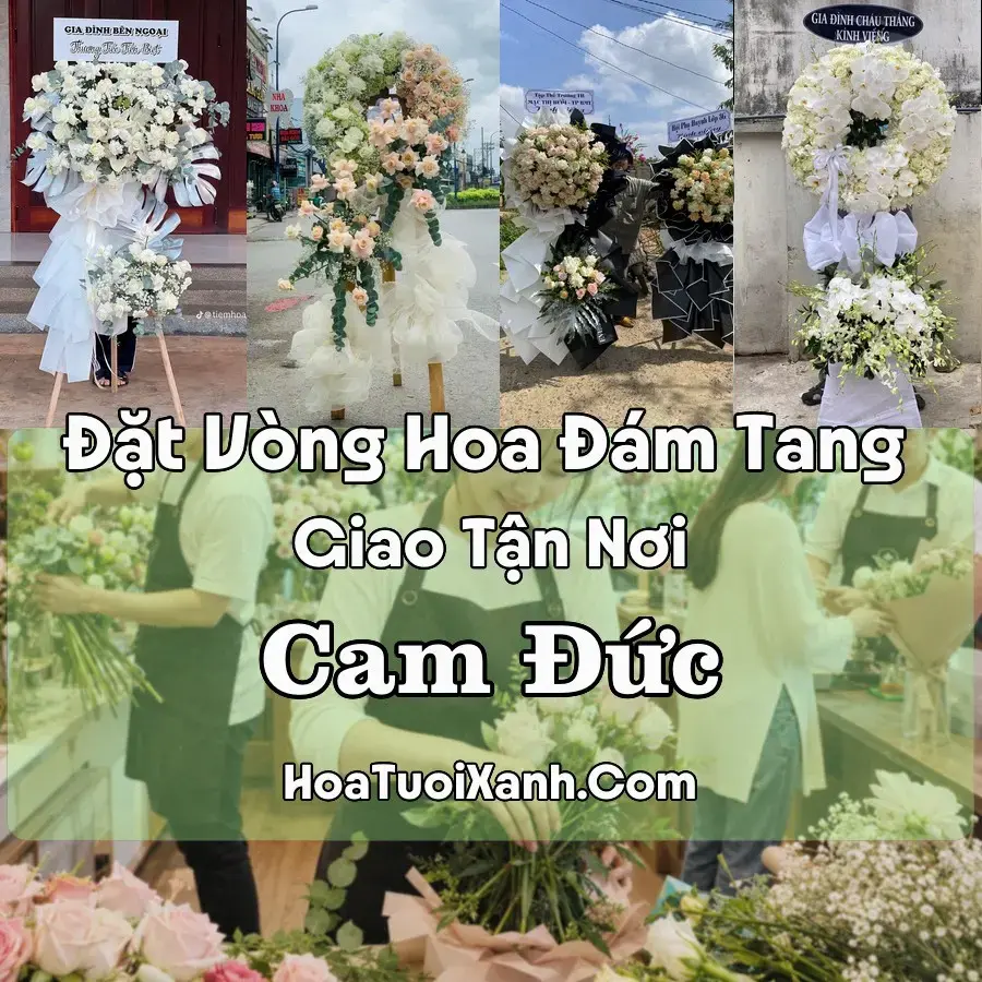 Hoa đám tang Cam Đức