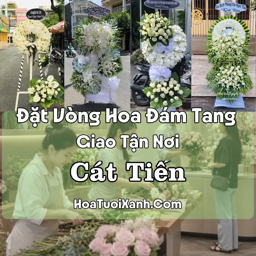 Hoa đám tang Cát Tiến