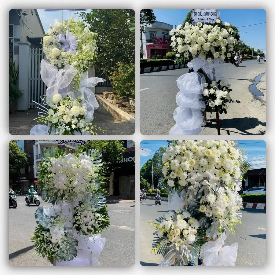 Bốn mẫu hoa đám tang Châu Ổ