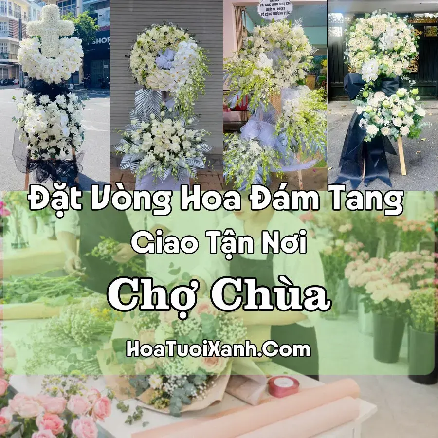 Hoa đám tang Chợ Chùa