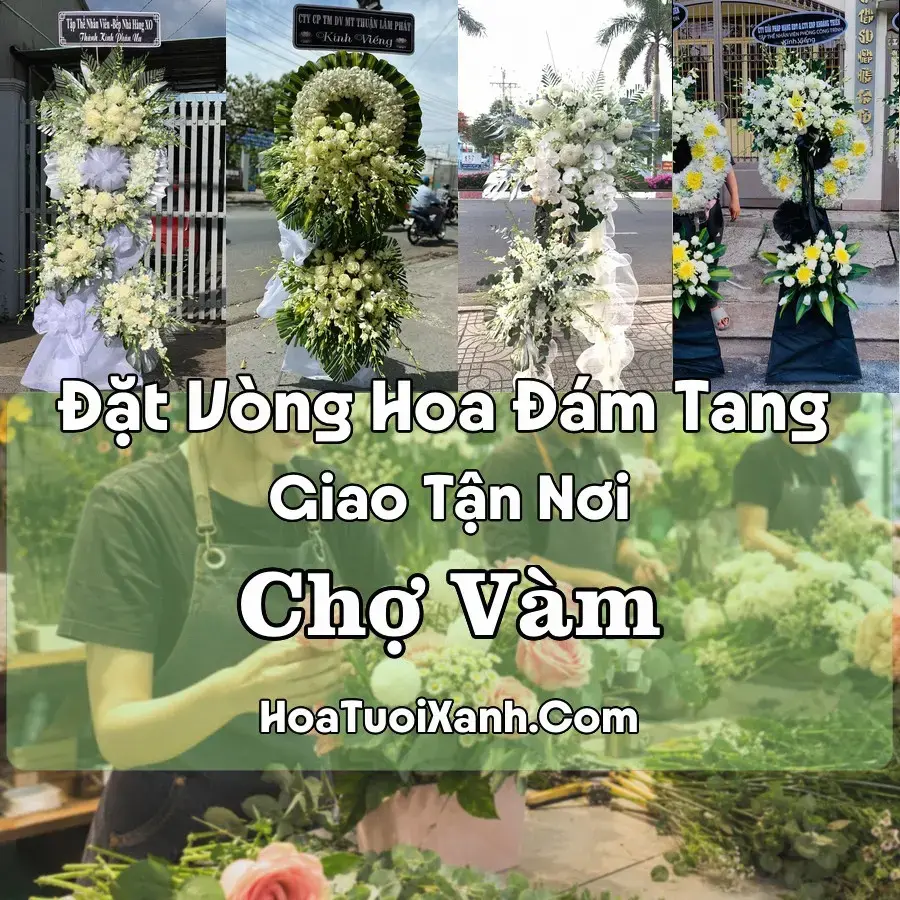 Hoa Đám Tang Chợ Vàm (Xã Chợ Vàm, An Giang mới)