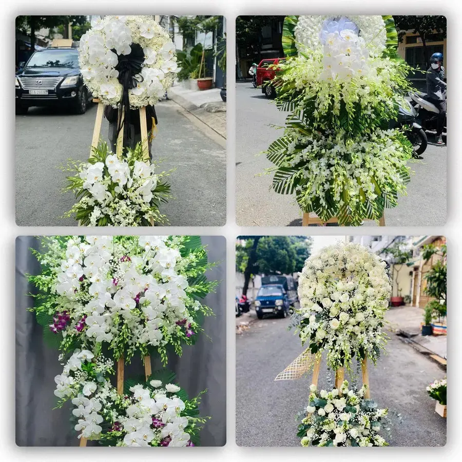 Bốn mẫu hoa đám tang Chơn Thành