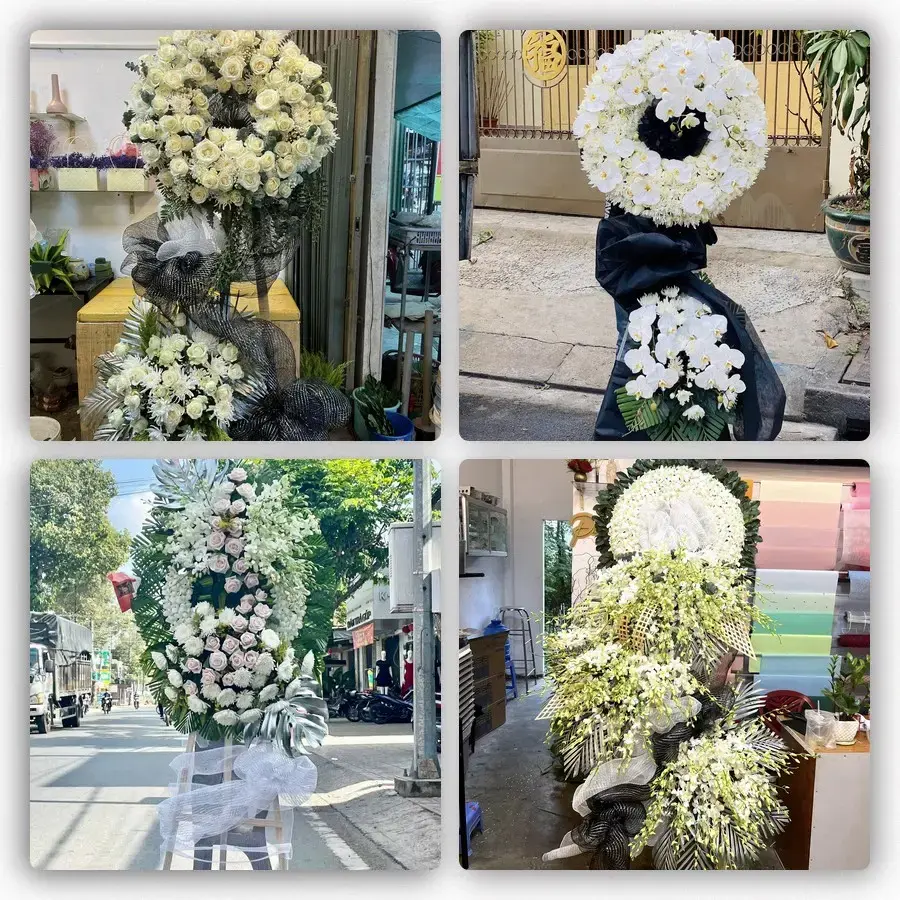 Bốn mẫu hoa đám tang D'Ran