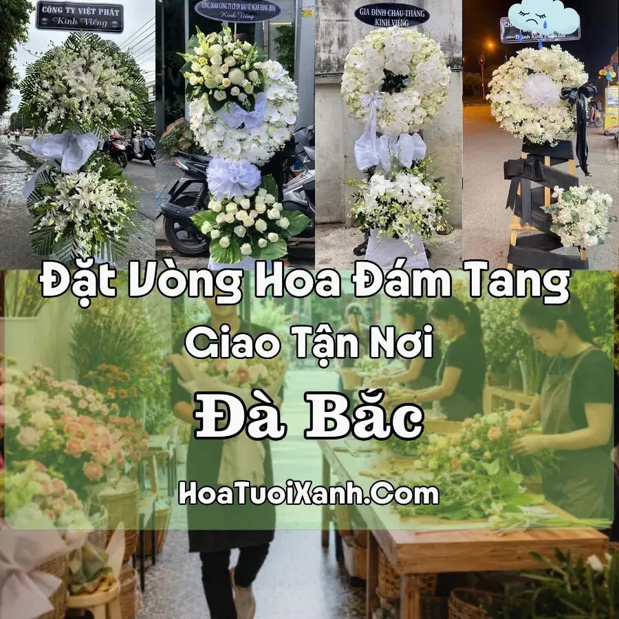 Hoa đám tang Đà Bắc