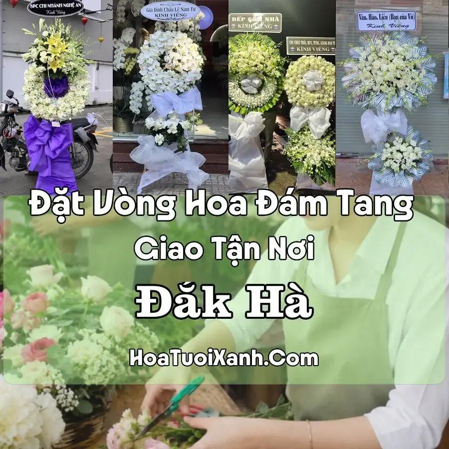 Hoa đám tang Đắk Hà