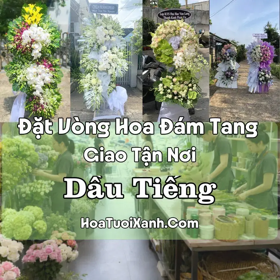 Hoa đám tang Dầu Tiếng