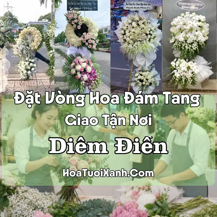 Hoa Đám Tang Diêm Điền (Xã Thái Thụy, Hưng Yên mới)