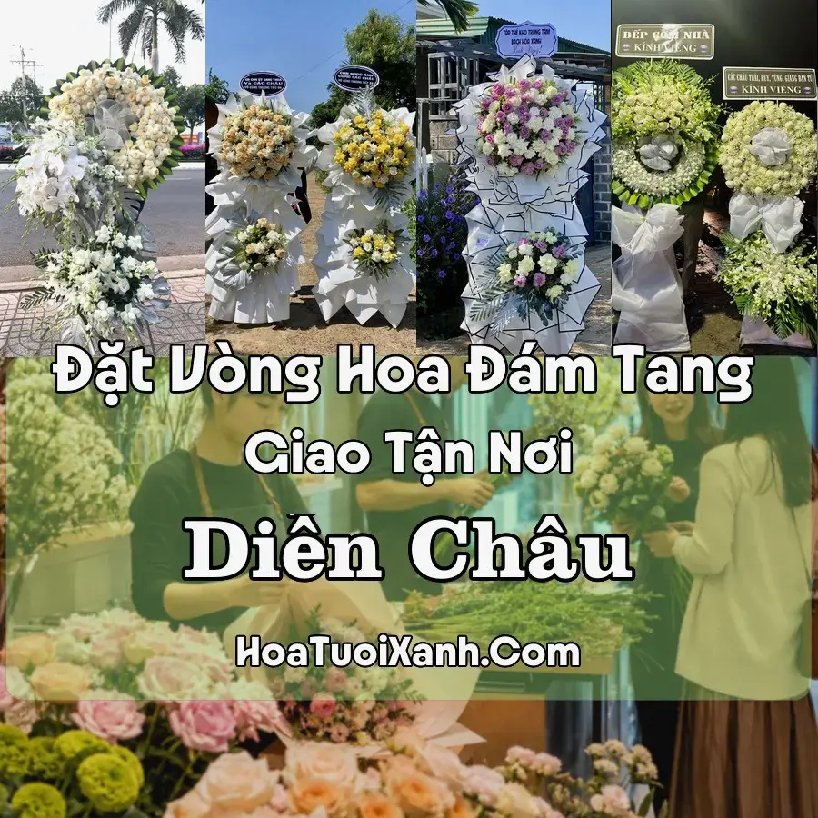 Hoa Đám Tang Diễn Châu (Xã Diễn Châu, Nghệ An mới)