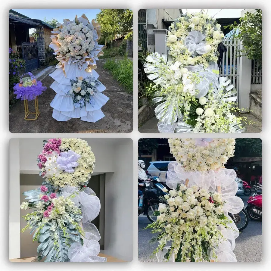 Bốn mẫu hoa đám tang Diêu Trì