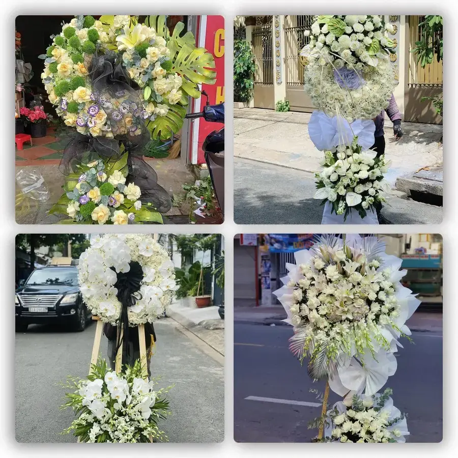 Bốn mẫu hoa đám tang Đồng Đăng