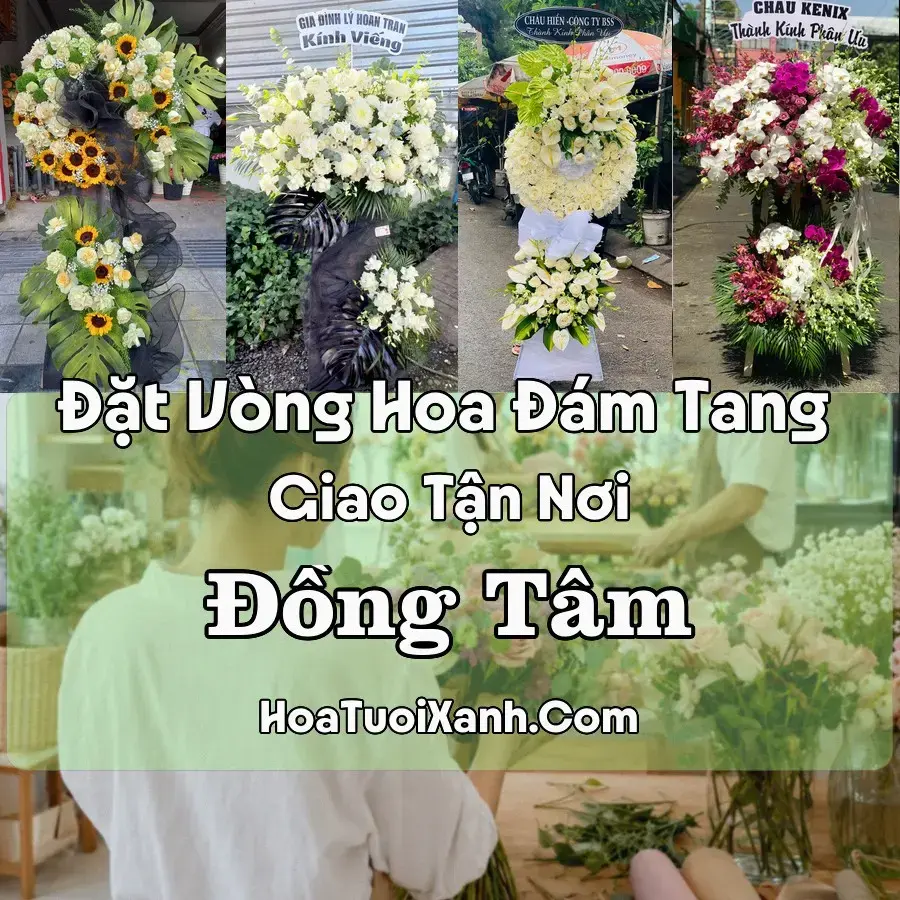 Hoa đám tang Đồng Tâm