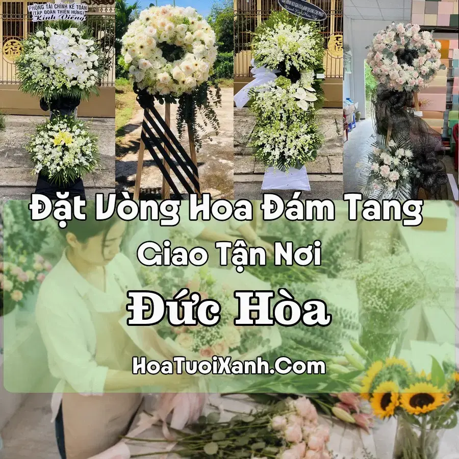 Hoa đám tang Đức Hòa