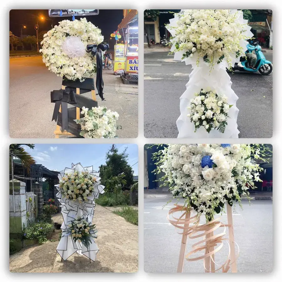 Bốn mẫu hoa đám tang Ea Knốp