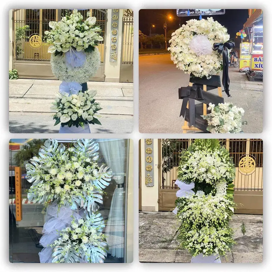 Bốn mẫu hoa đám tang Ea Súp