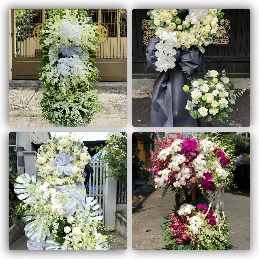 Bốn mẫu hoa đám tang Ea T'Ling