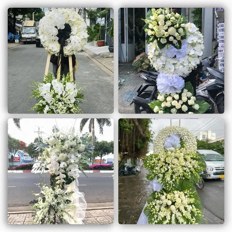 Bốn mẫu hoa đám tang Gia Khánh