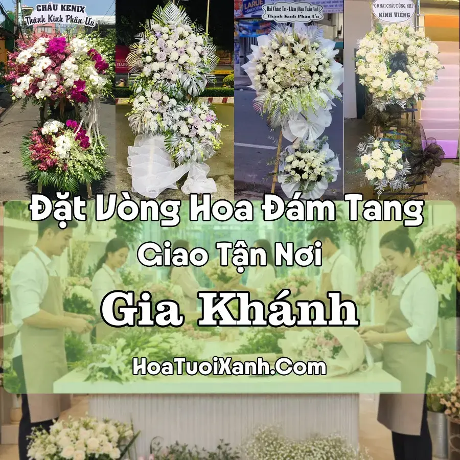 Hoa Đám Tang Gia Khánh (Xã Bình Xuyên, Phú Thọ mới)