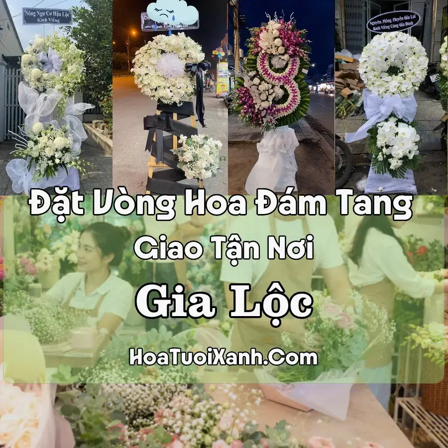 Hoa đám tang Gia Lộc