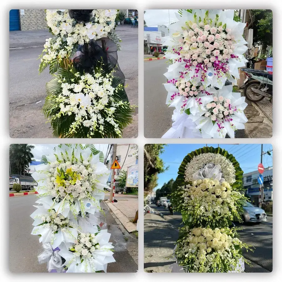 Bốn mẫu hoa đám tang Hậu Nghĩa