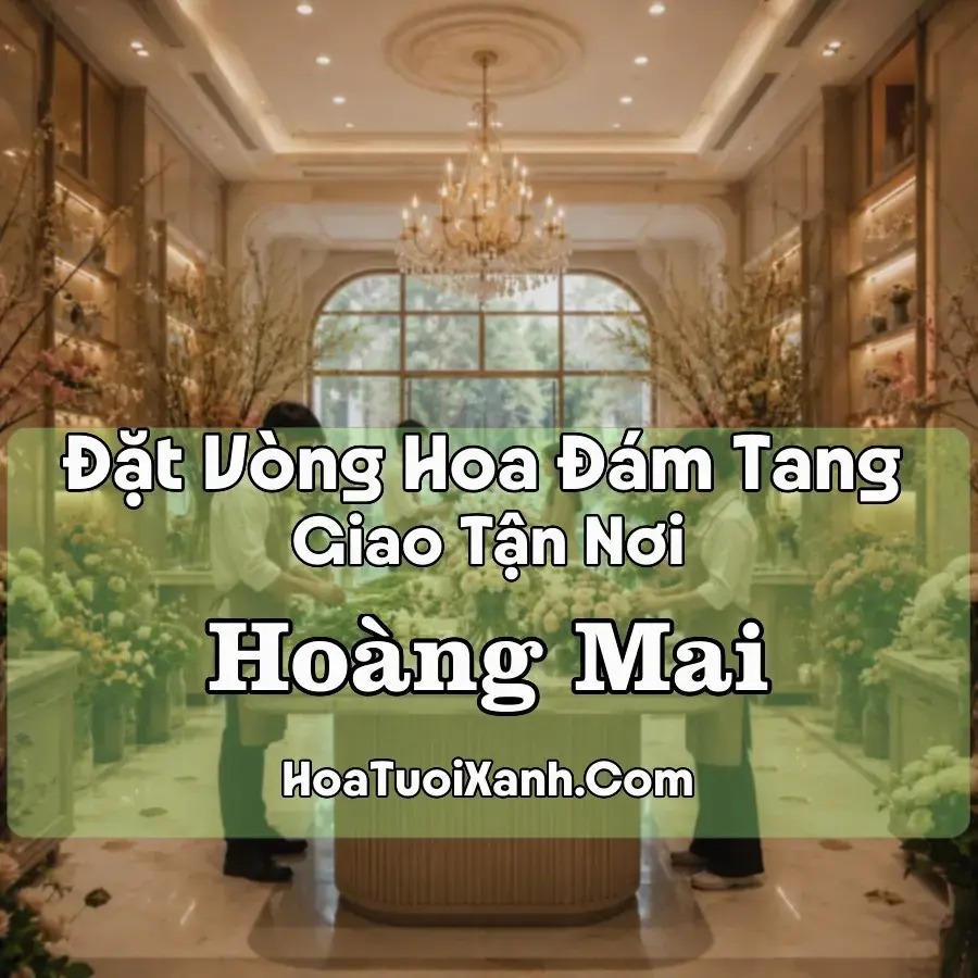 Hoa đám tang Hoàng Mai