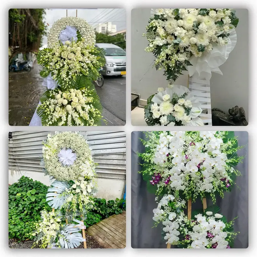 Bốn mẫu hoa đám tang Hội An