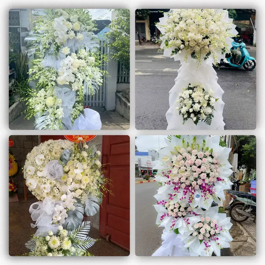 Bốn mẫu hoa đám tang Hợp Châu