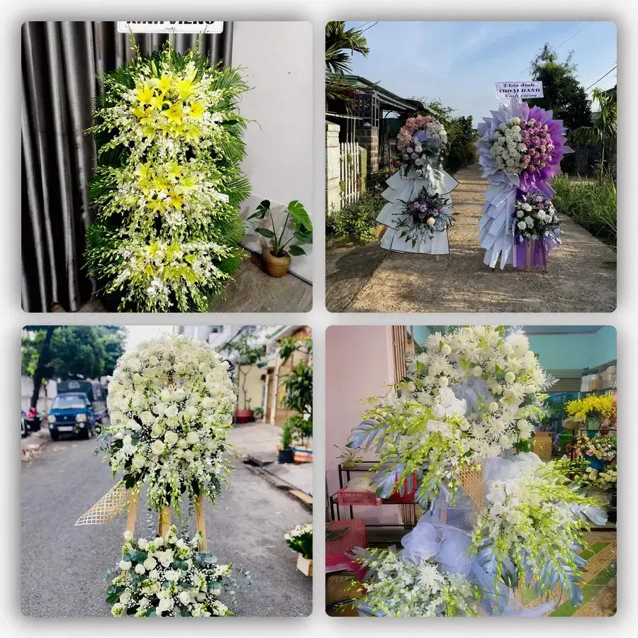 Bốn mẫu hoa đám tang Khe Sanh