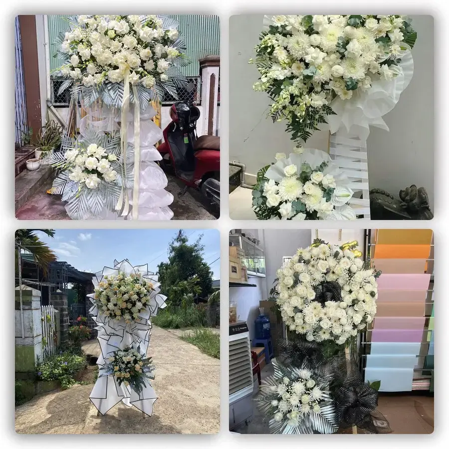 Bốn mẫu hoa đám tang Khoái Châu
