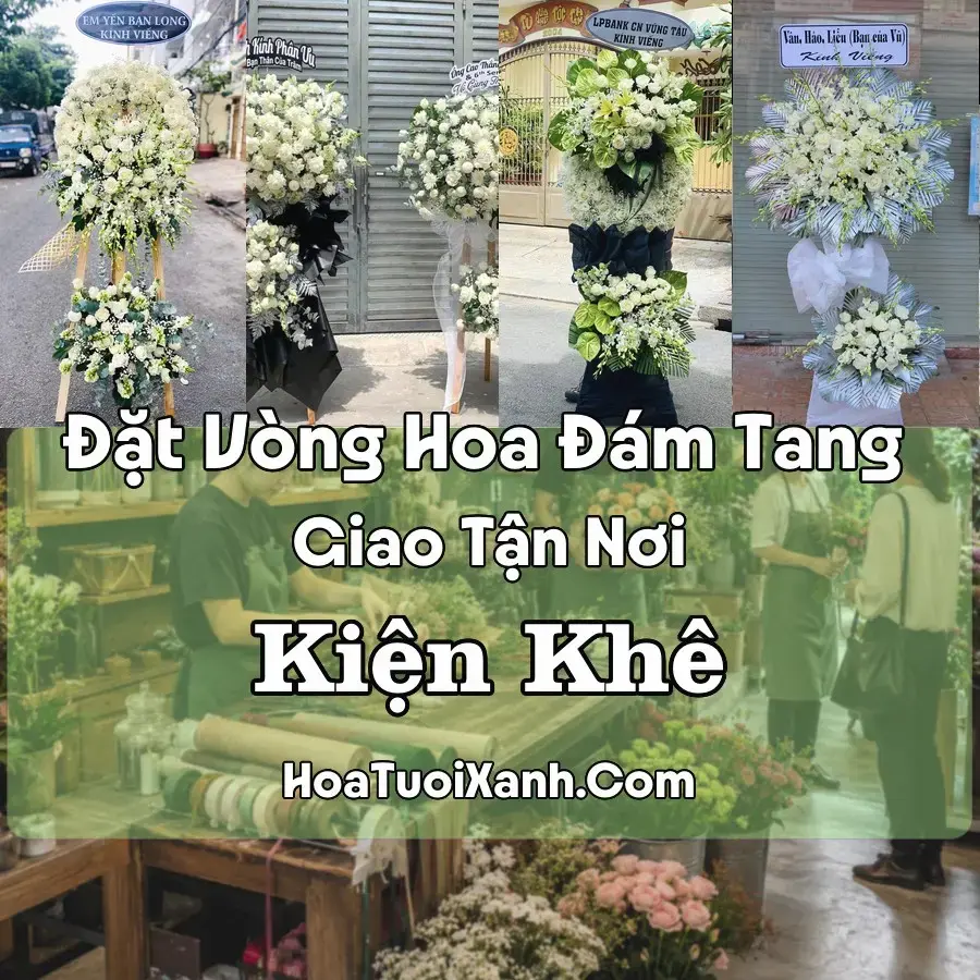 Hoa đám tang Kiện Khê