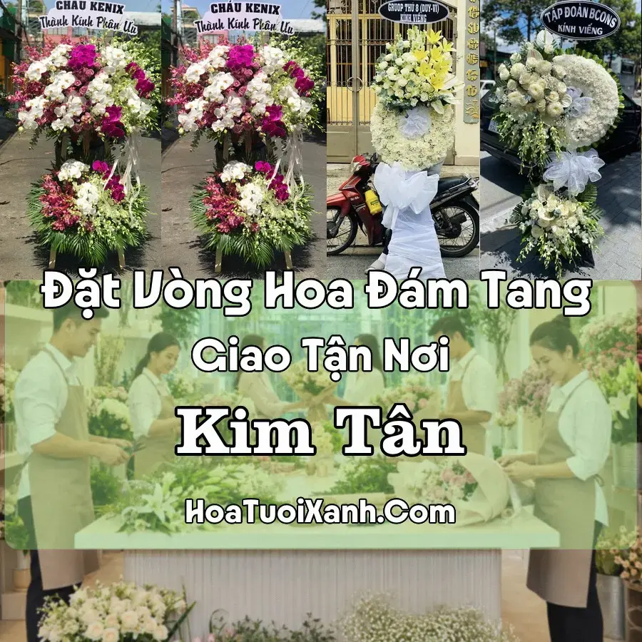 Hoa đám tang Kim Tân