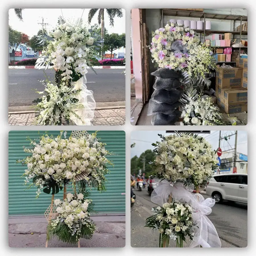 Bốn mẫu hoa đám tang Krông Kmar