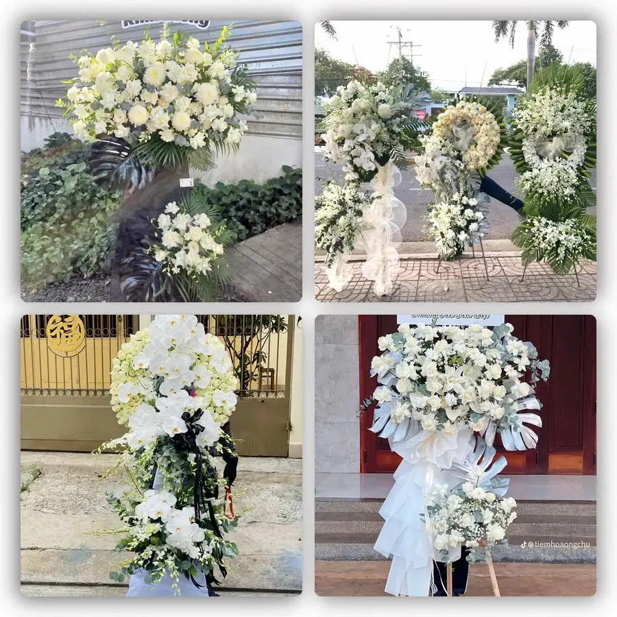Bốn mẫu hoa đám tang La Hà