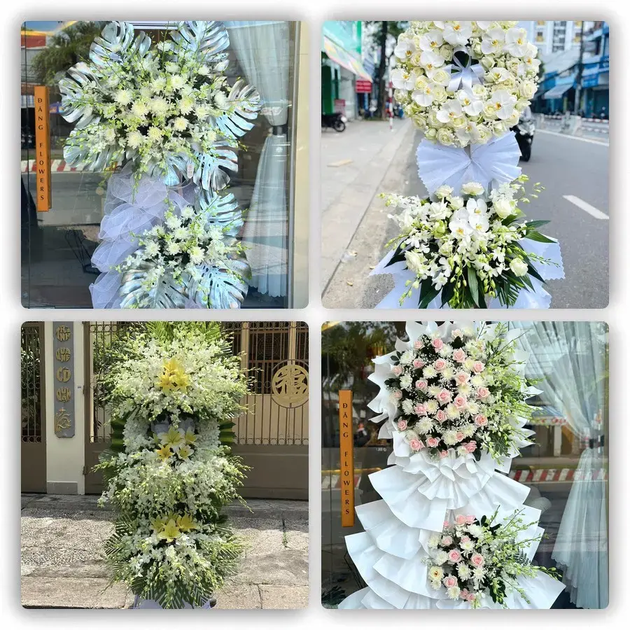 Bốn mẫu hoa đám tang Lai Uyên