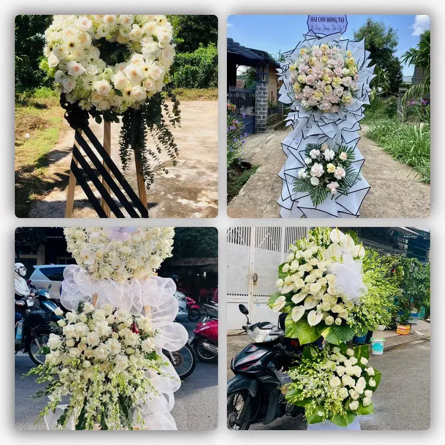 Bốn mẫu hoa đám tang Lăng Can