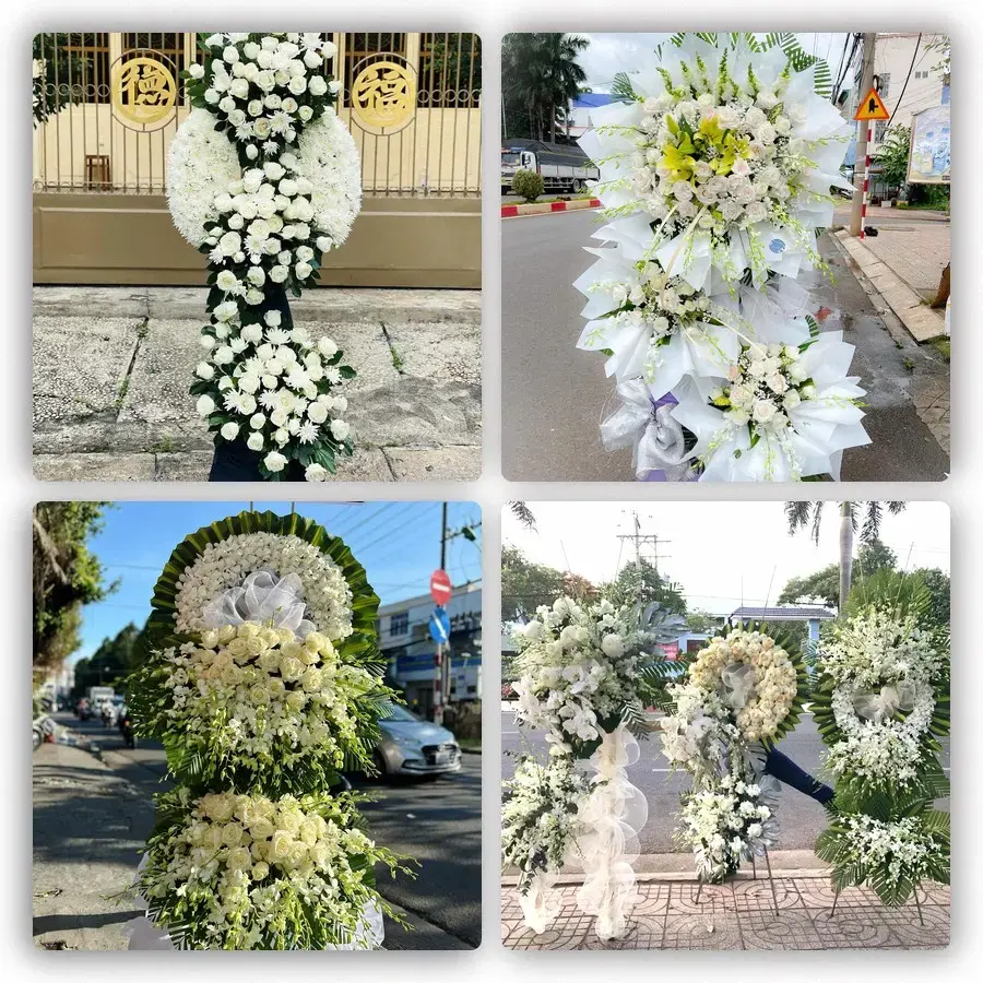 Bốn mẫu hoa đám tang Lăng Cô