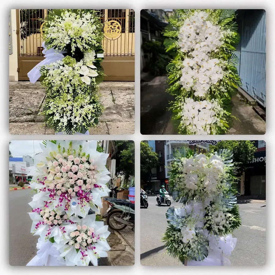 Bốn mẫu hoa đám tang Lào Cai