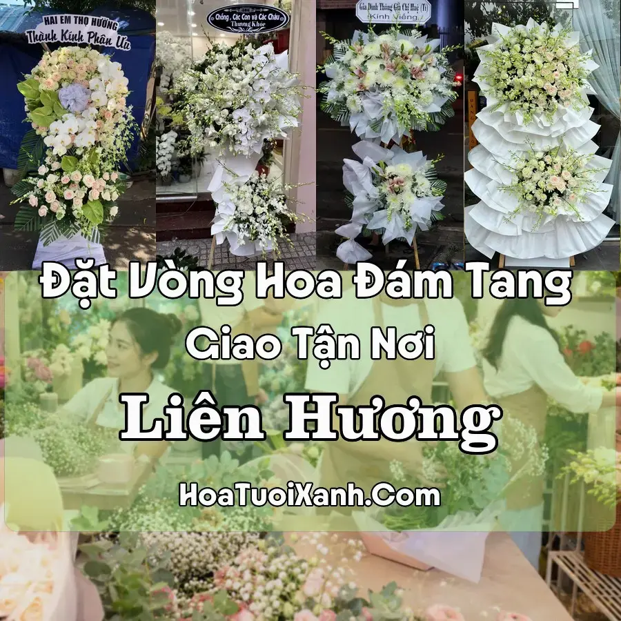 Hoa đám tang Liên Hương