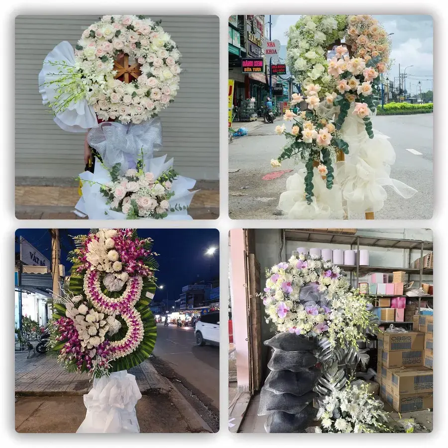Bốn mẫu hoa đám tang Liễu Đề