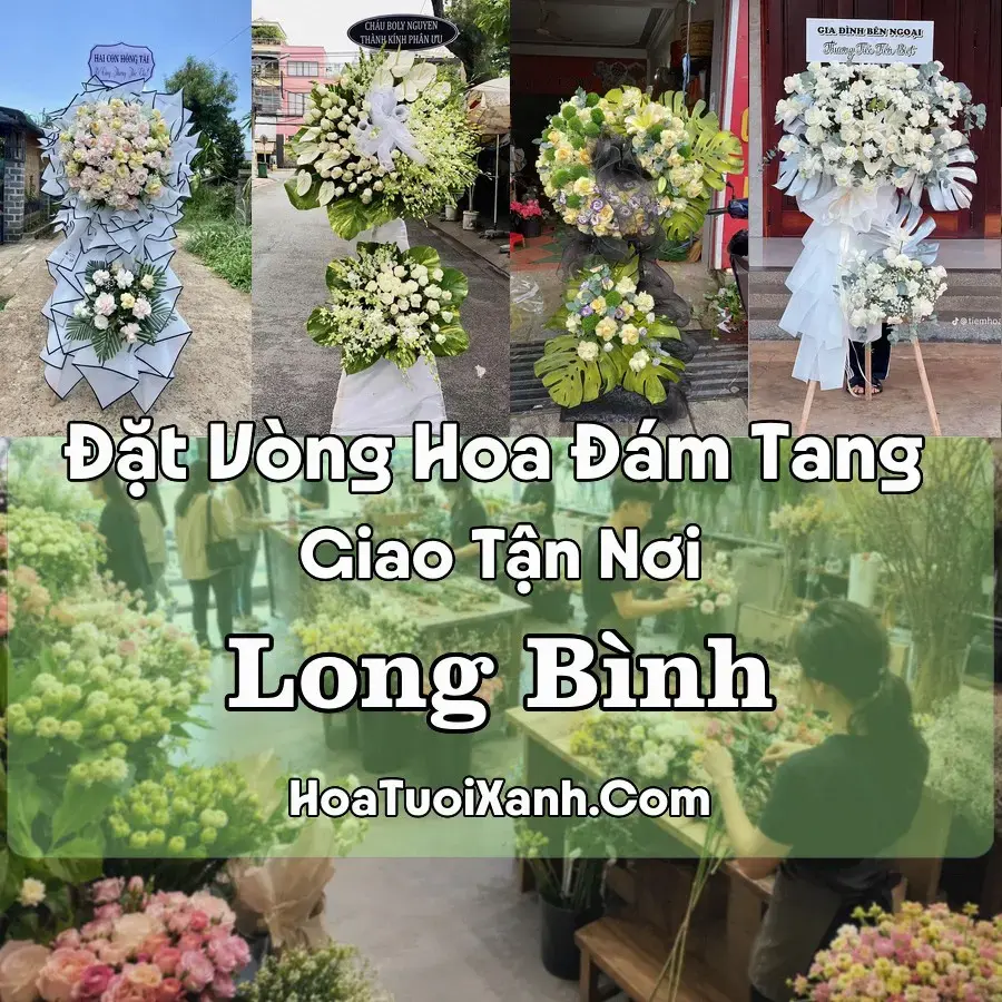 Hoa đám tang Long Bình