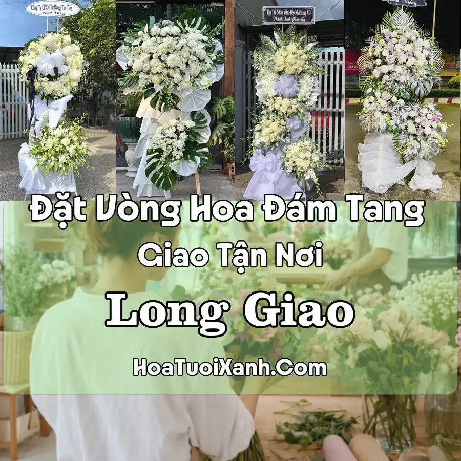 Hoa đám tang Long Giao