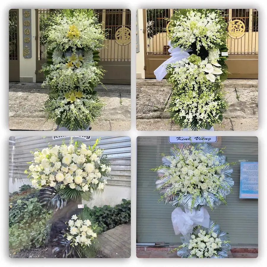 Bốn mẫu hoa đám tang Lương Sơn