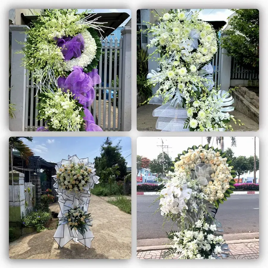 Bốn mẫu hoa đám tang Ma Đa Guôi