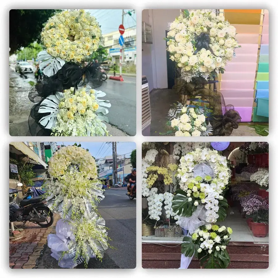 Bốn mẫu hoa đám tang Mậu A