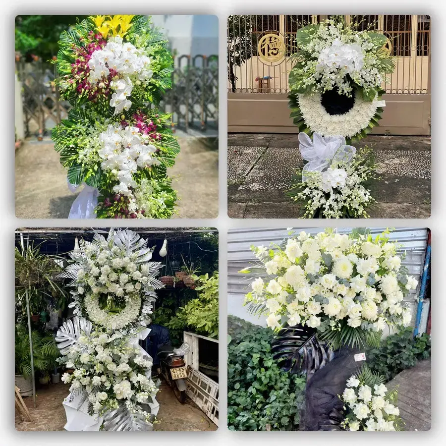 Bốn mẫu hoa đám tang Me