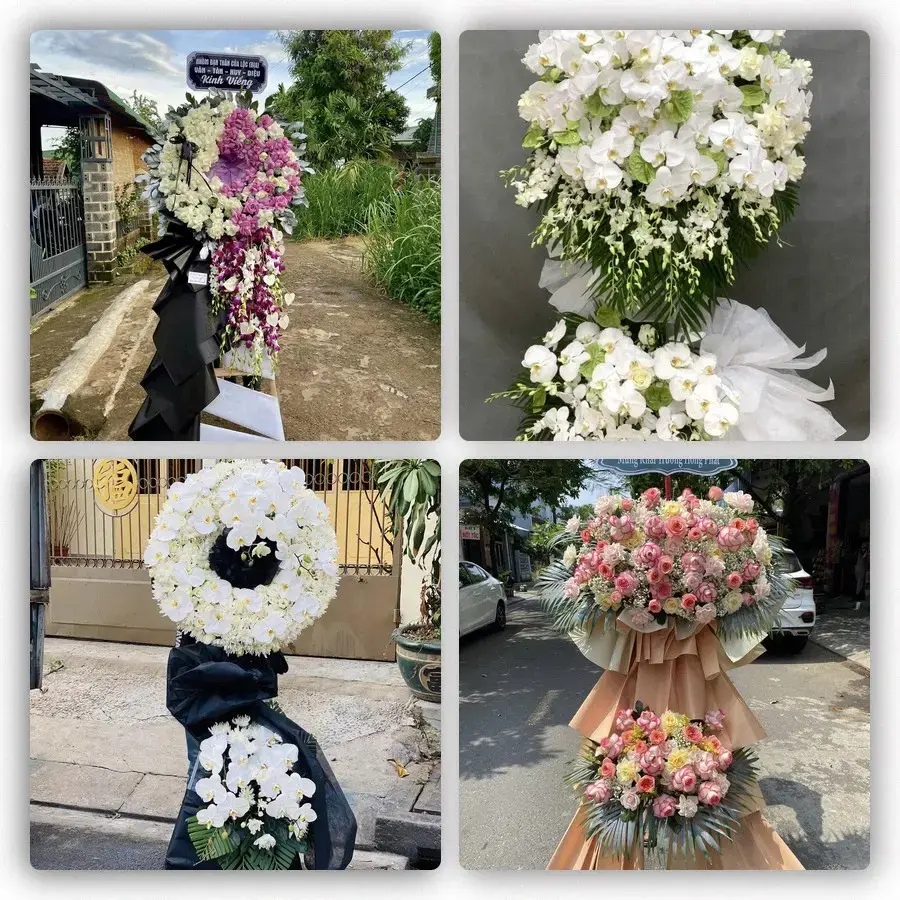 Bốn mẫu hoa đám tang Mèo Vạc