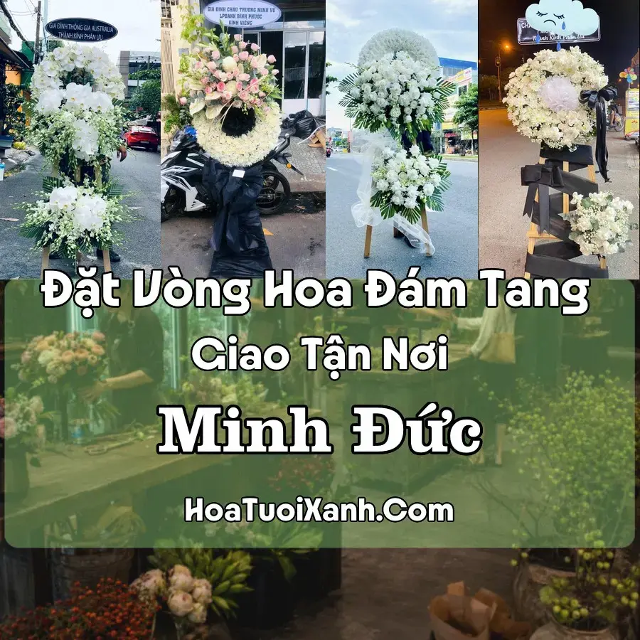 Hoa đám tang Minh Đức