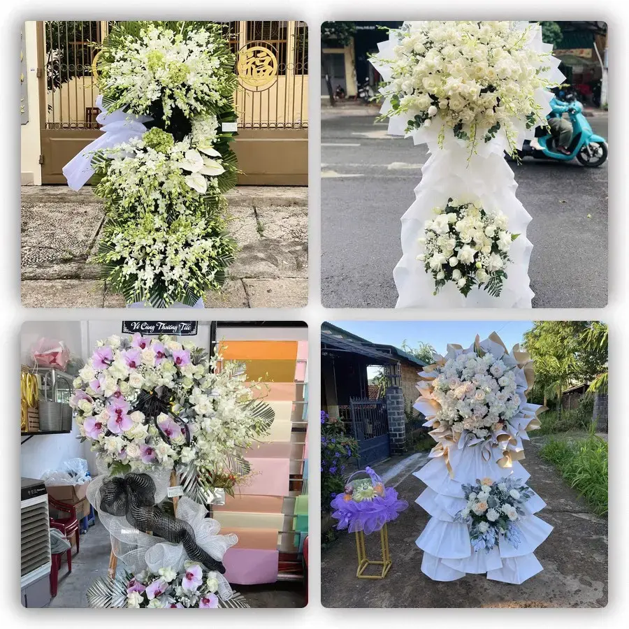 Bốn mẫu hoa đám tang Một Ngàn